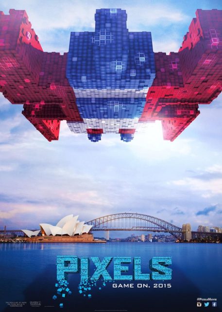 Affiche Poster de Pixels the movie avec Adam Sandler 2015