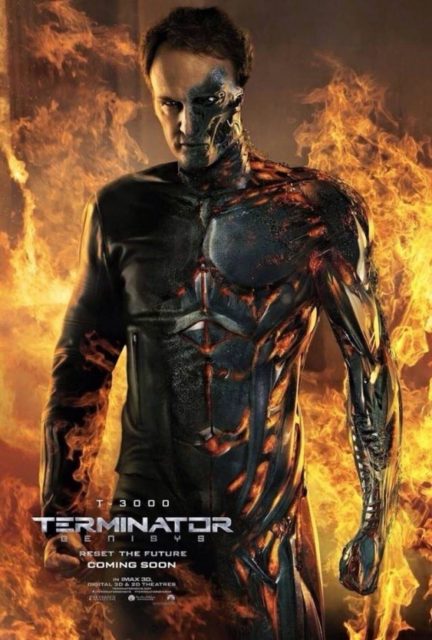 Terminator : Genisys - Photos et affiches. 7 Affiche Poster de Terminator Genisys avec Arnold Schwarzenegger et Emilia Clarke 2015