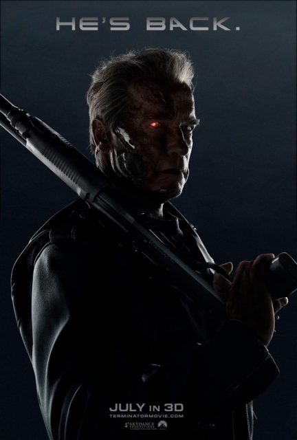 Terminator : Genisys - Photos et affiches. 10 Affiche Poster de Terminator Genisys avec Arnold Schwarzenegger et Emilia Clarke 2015