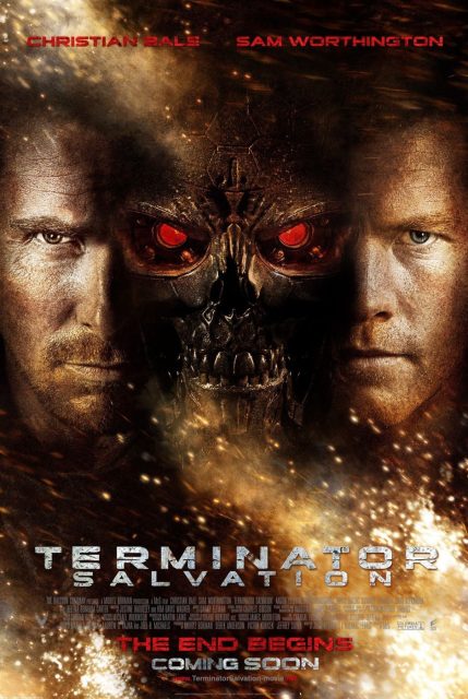 Terminator : Renaissance - Photos et affiches. 3 Affiche Poster de Terminator Renaissance Salvation avec Christian Bale et Sam Worthington 2009