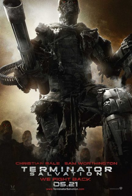 Terminator : Renaissance - Photos et affiches. 7 Affiche Poster de Terminator Renaissance Salvation avec Christian Bale et Sam Worthington 2009