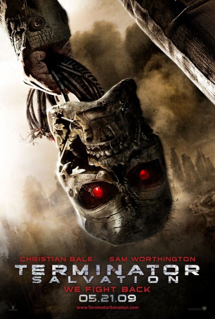 Terminator : Renaissance - Photos et affiches. 8 Affiche Poster de Terminator Renaissance Salvation avec Christian Bale et Sam Worthington 2009