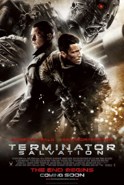 Terminator : Renaissance - Photos et affiches. 9 Affiche Poster de Terminator Renaissance Salvation avec Christian Bale et Sam Worthington 2009