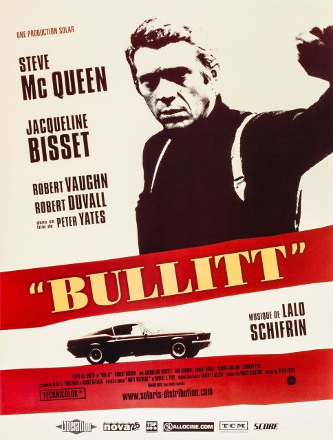 Bullitt - Photos et affiches. 2 Affiche Poster de Bullitt avec Steve McQueen 1968