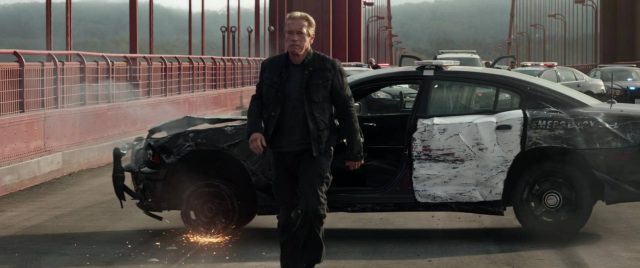 Terminator : Genisys - Photos et affiches. 30 Arnold Schwarzenegger et Emilia Clarke dans Terminator Genisys 2015