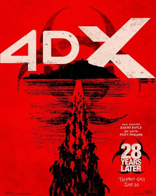 28 ans plus tard. 24 Affiche Poster de 28 ans plus tard 28 years later avec Aaron Taylor-Johnson et Jodie Comer 2025