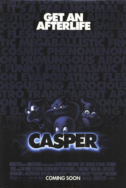 Casper. 12 Affiche Poster de Casper avec Christina Ricci et Bill Pullman 1995
