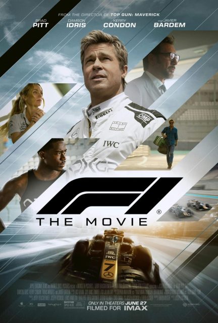 F1 - le film. 16 Affiche Poster F1 - le film the movie avec Brad Pitt 2025