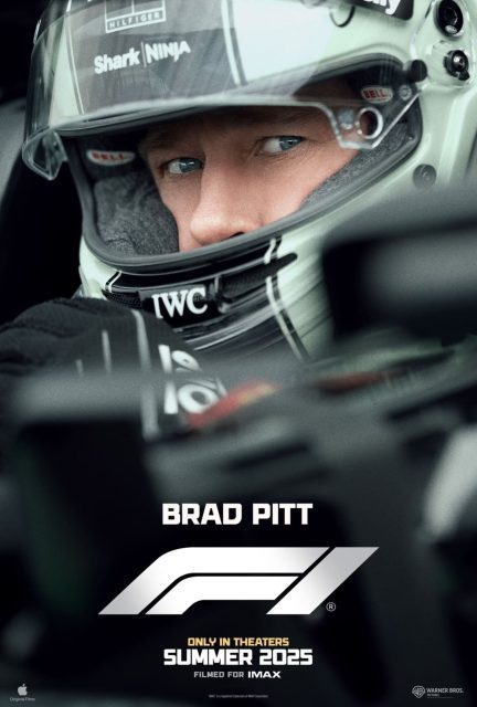 F1 - le film. 18 Affiche Poster F1 - le film the movie avec Brad Pitt 2025