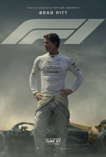 F1 - le film. 19 Affiche Poster F1 - le film the movie avec Brad Pitt 2025