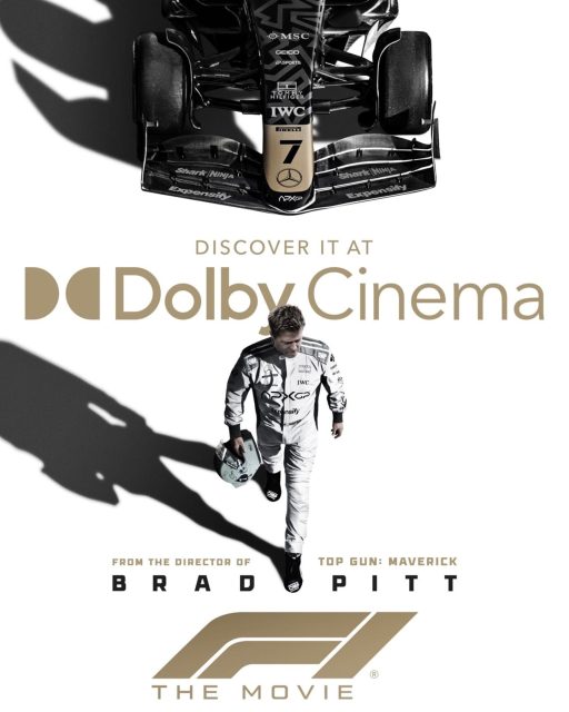 F1 - le film. 21 Affiche Poster F1 - le film the movie avec Brad Pitt 2025
