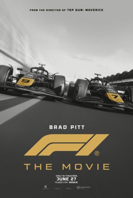 F1 - le film. 23 Affiche Poster F1 - le film the movie avec Brad Pitt 2025