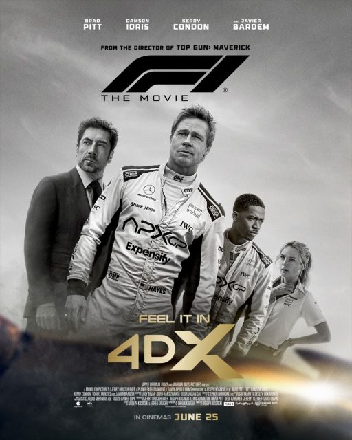 F1 - le film. 24 Affiche Poster F1 - le film the movie avec Brad Pitt 2025