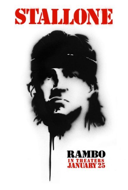 John Rambo. 15 Affiche Poster de John Rambo avec Sylvester Stallone 2008