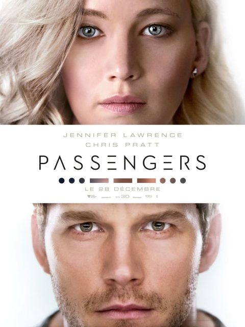 Affiche Poster de Passengers avec Chris Pratt et Jennifer Lawrence 2016