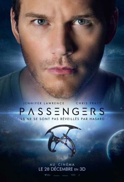 Affiche Poster de Passengers avec Chris Pratt et Jennifer Lawrence 2016