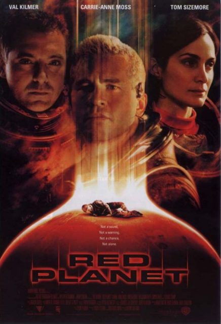 Affiche Poster de Planète rouge Red planet avec Carrie-Anne Moss et Val Kilmer 2000