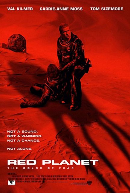 Affiche Poster de Planète rouge Red planet avec Carrie-Anne Moss et Val Kilmer 2000