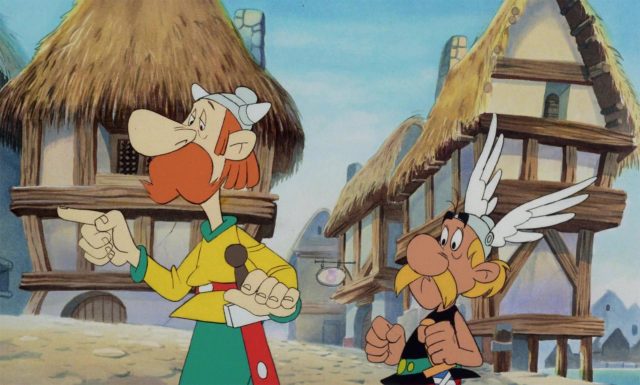 Scène de Astérix chez les Bretons 1986