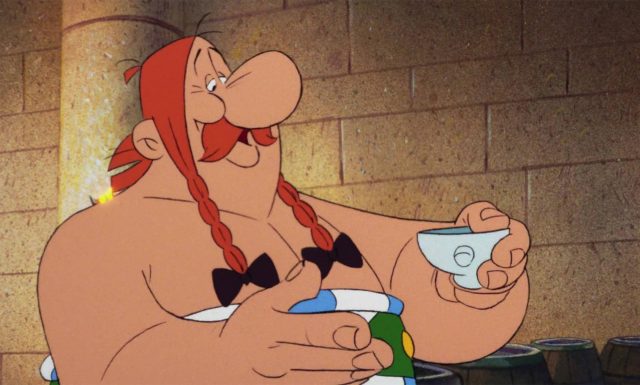 Scène de Astérix chez les Bretons 1986