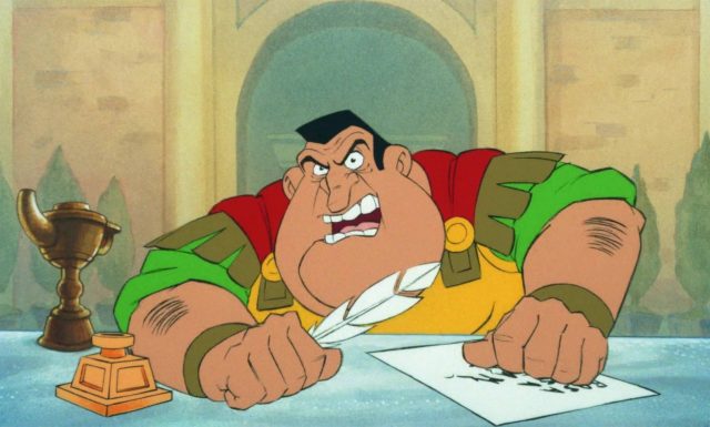 Scène de Astérix chez les Bretons 1986