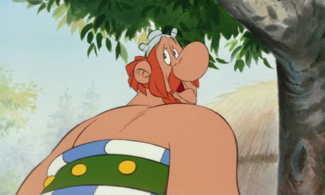 Scène de Astérix chez les Bretons 1986