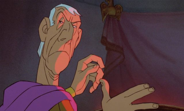 Scène de Astérix chez les Bretons 1986