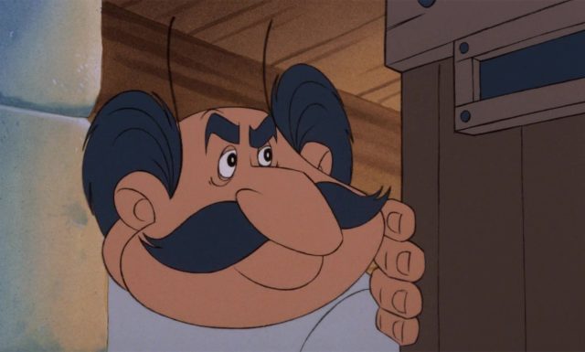 Scène de Astérix chez les Bretons 1986