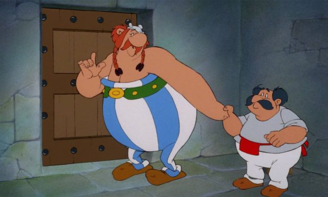 Scène de Astérix chez les Bretons 1986