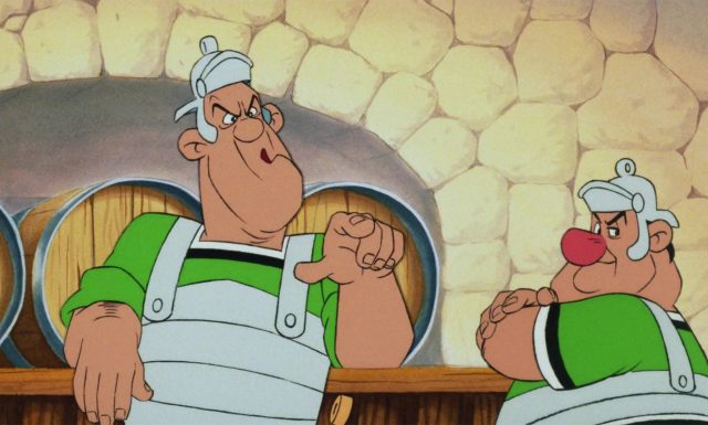 Scène de Astérix chez les Bretons 1986