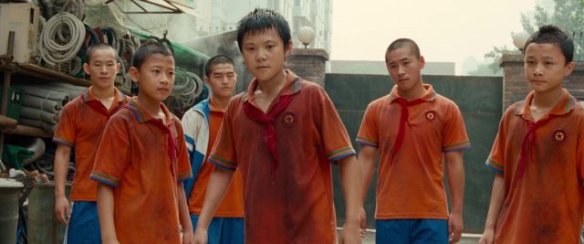 Jackie Chan et Jaden Smith dans The Karate Kid 2010