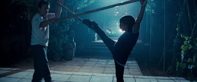 Jackie Chan et Jaden Smith dans The Karate Kid 2010