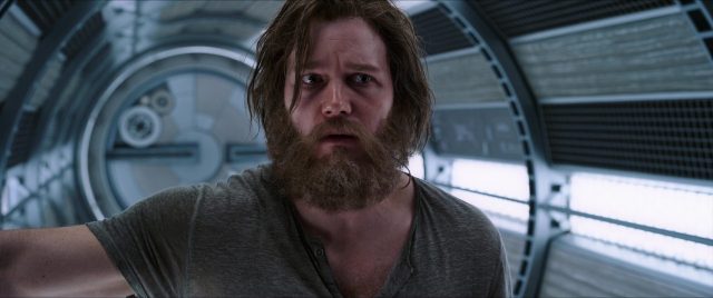 Chris Pratt et Jennifer Lawrence dans Passengers 2016