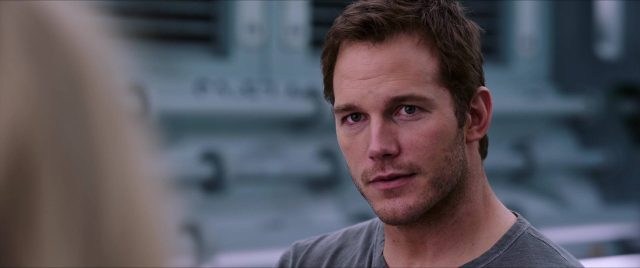 Chris Pratt et Jennifer Lawrence dans Passengers 2016