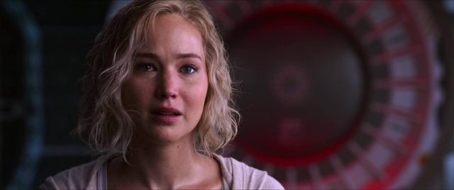 Chris Pratt et Jennifer Lawrence dans Passengers 2016