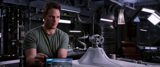 Chris Pratt et Jennifer Lawrence dans Passengers 2016