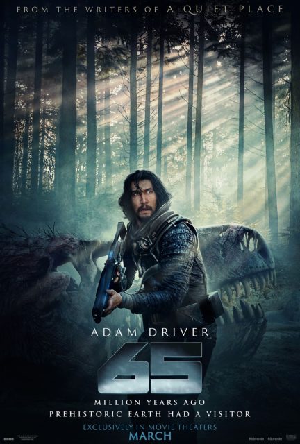 65 : la Terre d’avant - Photos et affiches. 3 Affiche Poster de 65 : la Terre d'avant avec Adam Driver 2023