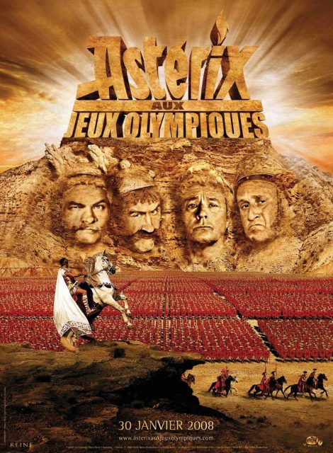 Astérix aux Jeux Olympiques - Photos et affiches. 2 Affiche Poster de Astérix aux Jeux Olympiques avec Clovis Cornillac Gérard Depardieu et Benoît Poelvoorde 2008
