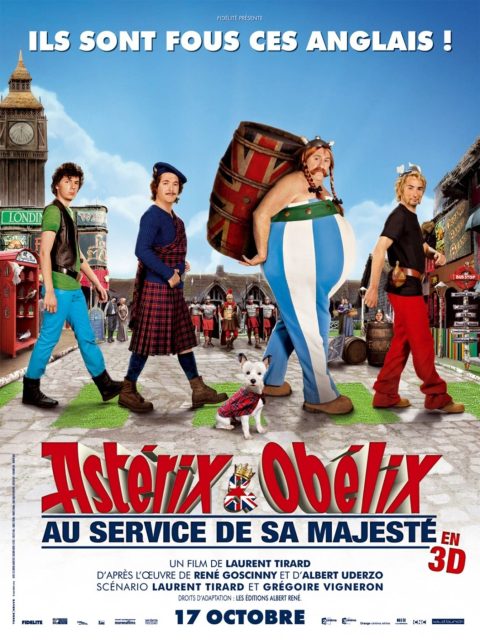 Affiche Poster de Astérix et Obélix : au service de Sa Majesté avec Édouard Baer et Gérard Depardieu 2012
