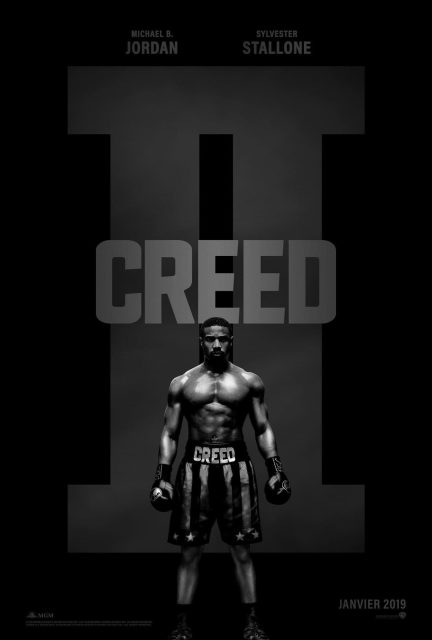 Creed II - Photos et affiches. 3 Affiche Poster de Creed II avec Sylvester Stallone et Michael B. Jordan 2018