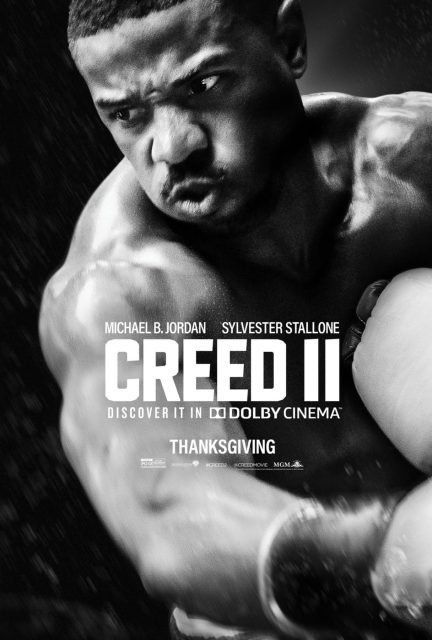 Creed II - Photos et affiches. 9 Affiche Poster de Creed II avec Sylvester Stallone et Michael B. Jordan 2018