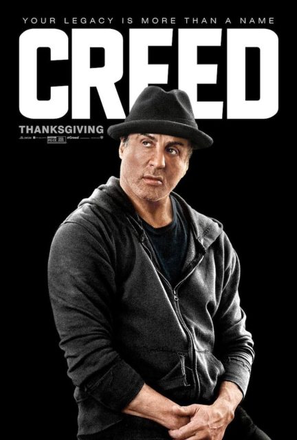 Creed : l’héritage de Rocky Balboa - Photos et affiches. 4 Affiche Poster de Creed : l'héritage de Rocky Balboa avec Sylvester Stallone et Michael B. Jordan 2015