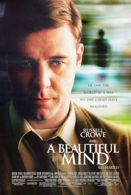 Affiche Poster de Un homme d'exception A Beautiful Mind avec Russell Crowe et Jennifer Connelly 2001