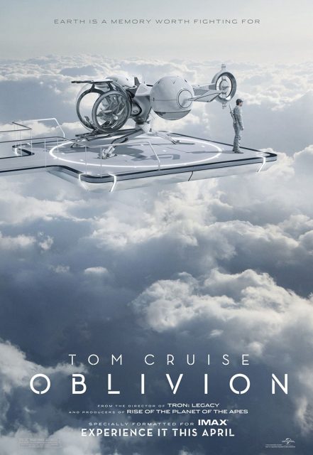 Oblivion. 20 Affiche Poster de Oblivion avec Tom Cruise et Olga Kurylenko 2013