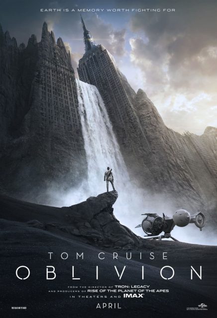 Oblivion. 22 Affiche Poster de Oblivion avec Tom Cruise et Olga Kurylenko 2013