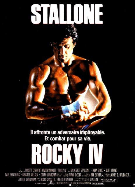 Rocky IV - Streaming. 1 Affiche Poster de Rocky IV 4 avec Sylvester Stallone 1985