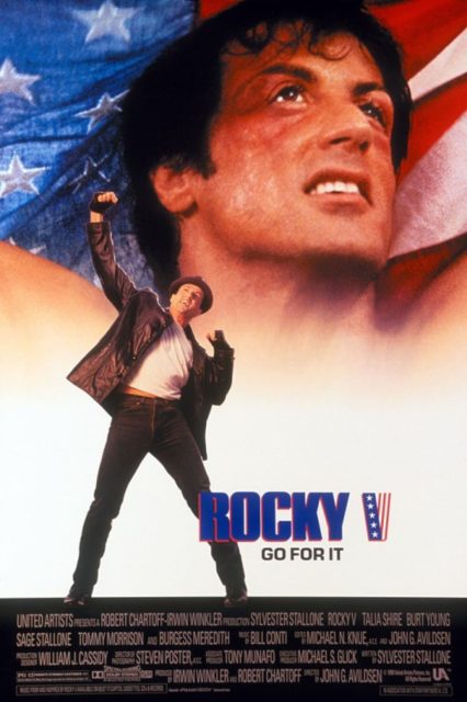 Rocky 5 - Photos et affiches. 2 Affiche Poster de Rocky 5 avec Sylvester Stallone 1990