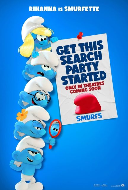 Affiche Poster de Les Schtroumpfs, le film Smurfs 2025