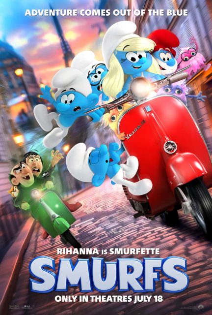 Affiche Poster de Les Schtroumpfs, le film Smurfs 2025