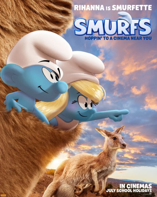 Affiche Poster de Les Schtroumpfs, le film Smurfs 2025